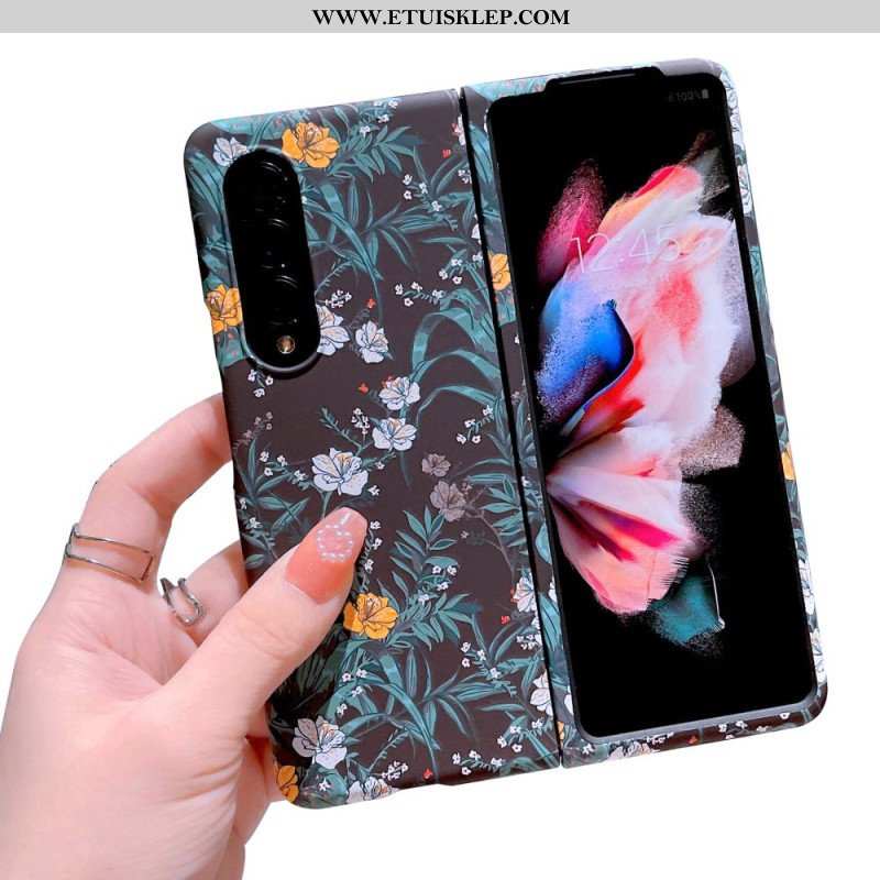 Etui do Samsung Galaxy Z Fold 4 Kwiaty Tapeta